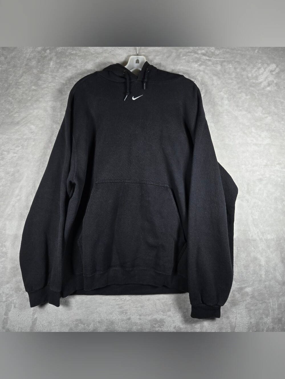 Nike Center Swoosh Vintage Pullover Hoodie Mens Size Large L Made In Mexico Y2K